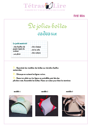Vignette boites cadeaux